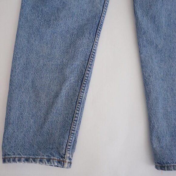 Vintage '90s Levi's 532 Mid Wash Straight Leg Blue Denim Jeans 32x30 - Picture 14 of 15